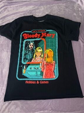 Bloody Mary Graphic Short Sleeve Tee - Black